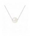 Collier Chaine "Vénitienne" Or Blanc Véritable Perle