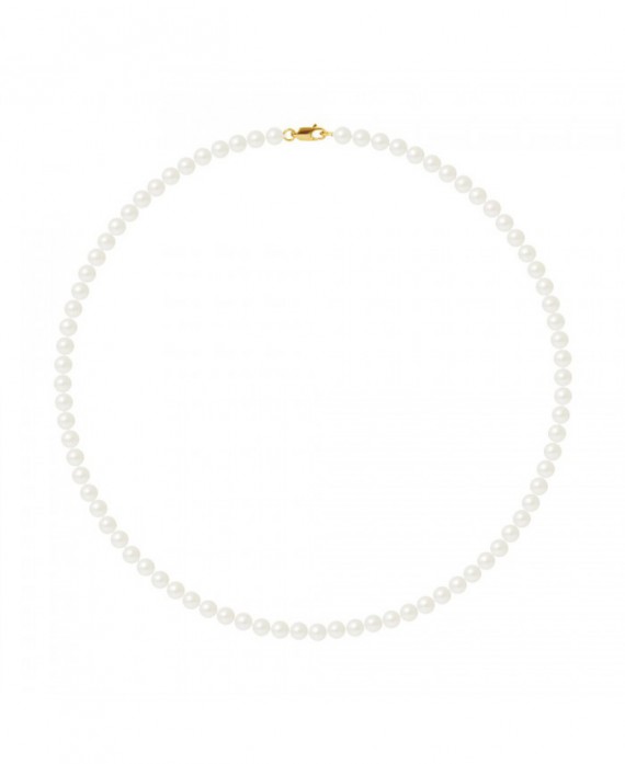 Collier Rang de Véritables Perles & Fermoir Or Jaune