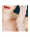Bracelet Rang de Véritables Perles & Fermoir Or Blanc